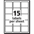 Avery Permanent Durable ID Laser Labels, White, 750 / Pack, AVE6578