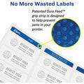 Avery Print-to-the-Edge Shipping Labels, White, 1 Pack, AVE6871