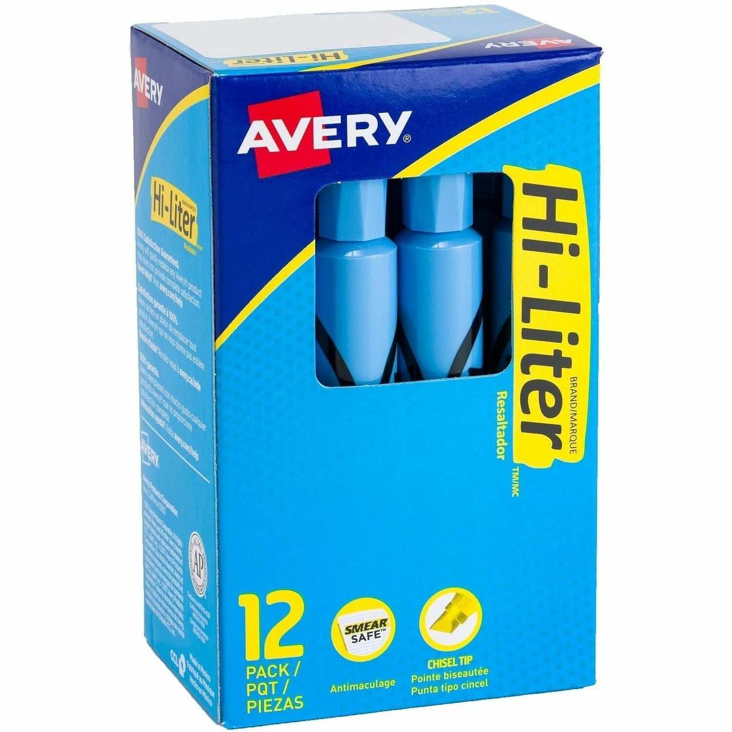 Avery® Desk Style Highlighters, 1 Dozen