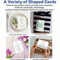 Avery Printable Postcards, 4.25" x 5.5", Glossy White (8383), 5 1/2" x 4 1/4", 100 / Pack, AVE8383
