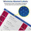 Avery Easy Peel Address Labels, 1" x 4", 2,000 White Labels (8461), 2000 / Box, AVE8461
