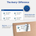 Avery Shipping Labels, Sure Feed, 2" x 4" 1,000 White Labels (8463), 1000 / Box, AVE8463