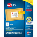 Avery TrueBlock Shipping Labels, White, 600 / Box, AVE8464