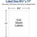 Avery TrueBlock Shipping Label, White, 100 / Box, AVE8465