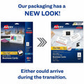 Avery Clean Edge Business Cards, 2" x 3.5", White, 160, 8 1/2" x 11", 160 / Pack, AVE8869