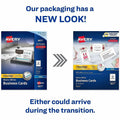 Avery Clean Edge Business Cards, White, 2" x 3 1/2", 1 Box, AVE8877
