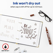 Avery® Marks A Lot Marks-A-Lot Desk-Style Permanent Markers - Large, 1 Dozen