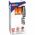 Avery Marks A Lot Large Desk-Style Permanent Markers, 1 Dozen, AVE08883