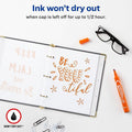 Avery Marks A Lot Large Desk-Style Permanent Markers, 1 Dozen, AVE08883