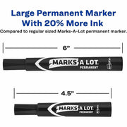 Avery® Marks A Lot Large Desk-Style Permanent Markers, 1 Dozen