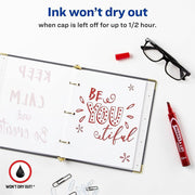 Avery® Marks A Lot Large Desk-Style Permanent Markers, 1 Dozen