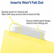Avery® Big Tab Insertable Dividers - Reinforced Gold Edge, 1 Set