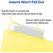 Avery® Big Tab Insertable Dividers - Reinforced Gold Edge, 1 Set