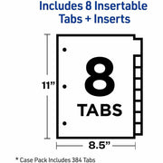 Avery® Big Tab Insertable Dividers - Reinforced Gold Edge, 1 Set