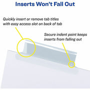 Avery® Big Tab Insertable Dividers - Reinforced Gold Edge, 1 Set