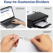 Avery® Big Tab Insertable Dividers - Reinforced Gold Edge, 1 Set