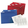 Avery Printable Tab Inserts for Hanging File Folders, White, 1 Pack, AVE11136