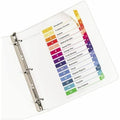 Avery Ready Index 15 Tab Dividers, Customizable TOC, 6 Sets (11197), White, 1 Pack, AVE11197
