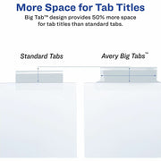 Avery® Big Tab Extra-Wide Insertable Dividers, 1 Set