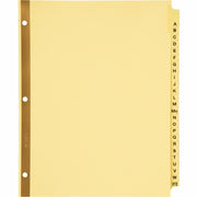 Avery® Laminated Dividers - Gold Reinforced, 1 Set