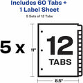 Avery Index Maker Index Divider, White, 1 Pack, AVE11405