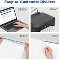 Avery 12 Tab Print & Apply Dividers, Index Maker(R), 5 Sets (11429), White, 1 Pack, AVE11429