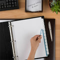 Avery 12 Tab Print & Apply Dividers, Index Maker(R), 5 Sets (11429), White, 1 Pack, AVE11429