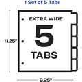 Avery Index Maker Index Divider, White, 1, AVE11438