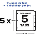 Avery Index Maker Index Divider, White, 1 Pack, AVE11440