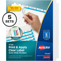 Avery Index Maker Index Divider, White, 1 Pack, AVE11440
