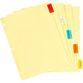 Avery Office Essentials Insertable Dividers, Buff, 5 / Set, AVE11465