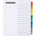 Avery Office Essentials Table 'n Tabs Dividers, White, 1 Set, AVE11675