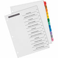 Avery Table 'N Tab Monthly Divider Set, White, 1 Set, AVE11679
