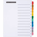 Avery Table 'N Tab Monthly Divider Set, White, 1 Set, AVE11679