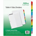 Avery Table 'N Tabs Daily Dividers, White, 1 Set, AVE11681