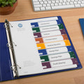 Avery Ready Index Customizable TOC Binder Dividers, Clear, 1 Set, AVE11817