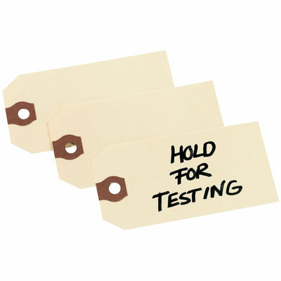 Avery Unstrung Shipping Tags, 11.5 pt. Stock, 3-3/4"x1-7/8", 1,000 Manila Hang Tags, 1000 / Box, AVE12303