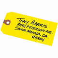 Avery Unstrung Shipping Tags, 11.5 pt. Stock, 4-3/4" x 2-3/8", 1,000 Yellow Hang Tags, 1000 / Box, AVE12325