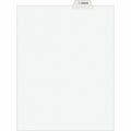 Avery Individual Bottom Tab Legal Dividers, White, 8.50" Width x 11" Length, 1 Pack, AVE12385