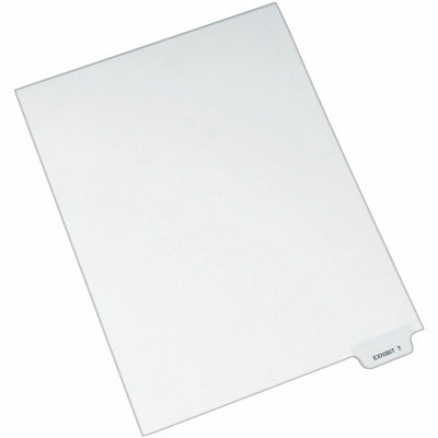 Avery Individual Bottom Tab Legal Dividers, White, 8.50" Width x 11" Length, 1 Pack, AVE12393