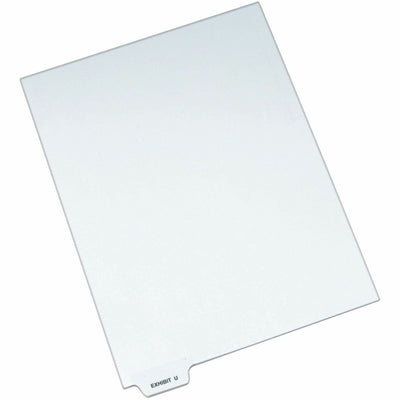 Avery Individual Bottom Tab Legal Dividers, White, 8.50" Width x 11" Length, 1 Pack, AVE12394