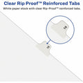 Avery Individual Bottom Tab Legal Dividers, White, 8.50" Width x 11" Length, 1 Pack, AVE12398