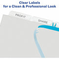 Avery Print & Apply Translucent Dividers, 1 Pack, AVE12449