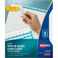 Avery Print & Apply Translucent Dividers, 1 Pack, AVE12449