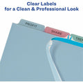 Avery Print & Apply Translucent Dividers, 1 Pack, AVE12452