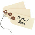 Avery Shipping Tags with Wire, 11.5 pt. Stock, 3-3/4" x 1-7/8", 1,000 Manila Hang Tags, 1000 / Box, AVE12603