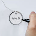 Avery 1-1/4" Metal Rim Key Tags, Strung, White, 500 Tags (14313), 500 / Box, AVE14313