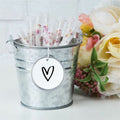 Avery 2-1/4" Metal Rim Key Tags, Strung, White, 500 Tags (14316), 500 / Box, AVE14316