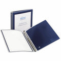 Avery Flexi-View Binder �", Round Rings, Blue, Navy Blue, 8 1/2" Width x 11" Length, AVE15766