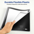 Avery Flexi-View Binder �", Round Rings, Blue, Navy Blue, 8 1/2" Width x 11" Length, AVE15766